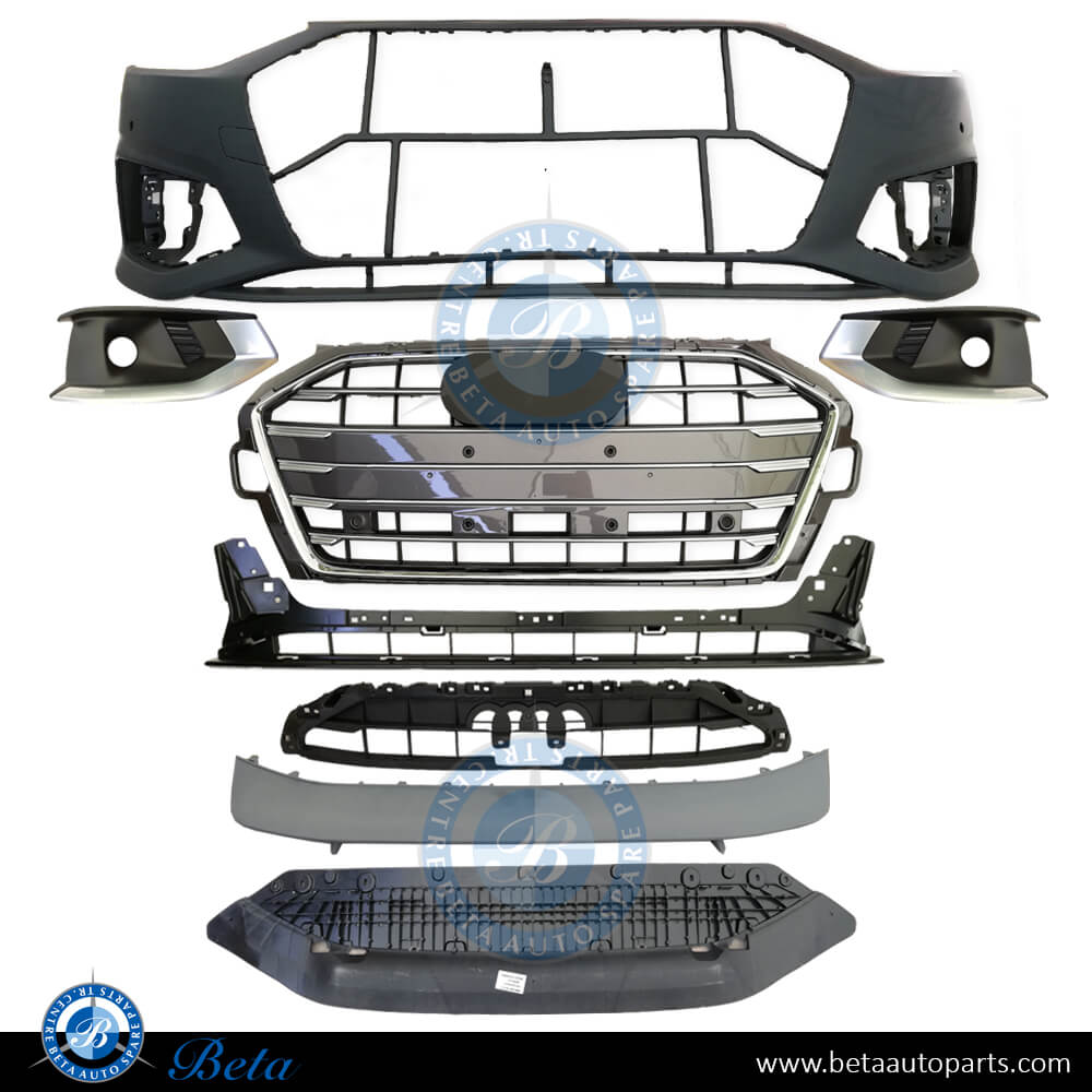 Front Bumper assembly for Audi A4 2020-Up models, Part Number 8W0807065BD Front Bumper assembly for Audi A4 2020-Up models, Part Number 8W0807065BD